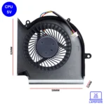 MSI Leopard GE65 GL65 Laptop CPU Cooling Fan - 5V - Image 2